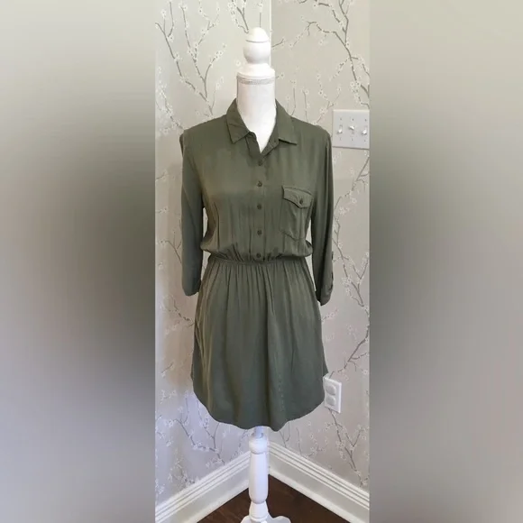 Forever 21 | Dresses | Forever 2 Olive Green Dress Sz Medium | Poshmark Forever 21 | Dresses | Forever 2 Olive Green Dress Sz Medium | Poshmark